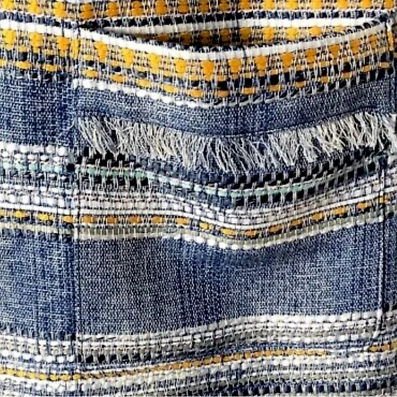 Anthropologie Akemi + Kin Boho Tweed Shift Dress Sz. 4 - Picture 8 of 15